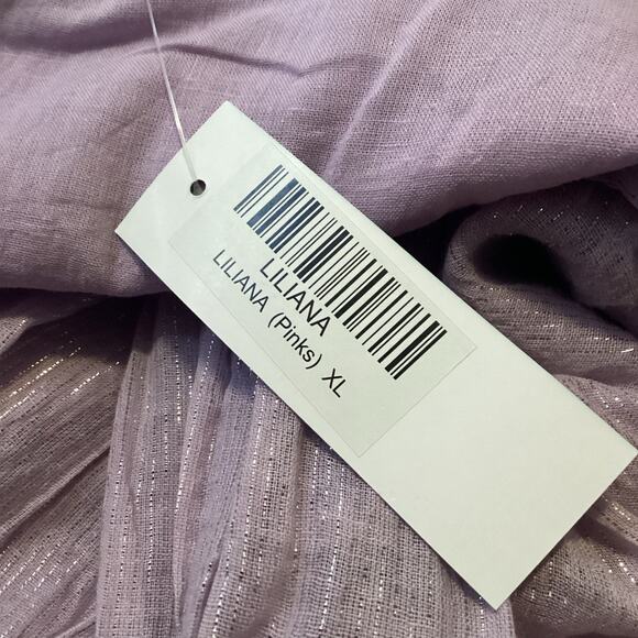 Debbie Katz South Beach Liliana Ombré Cotton Lurex Maxi Dress XL NWT - Picture 9 of 11